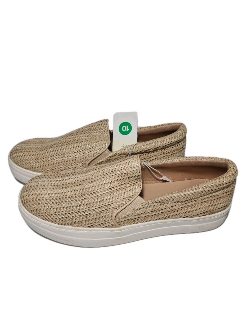 NWT A New Day Women's Loafers Shoes Size 10 Slip On Tan Flats Sneaker New